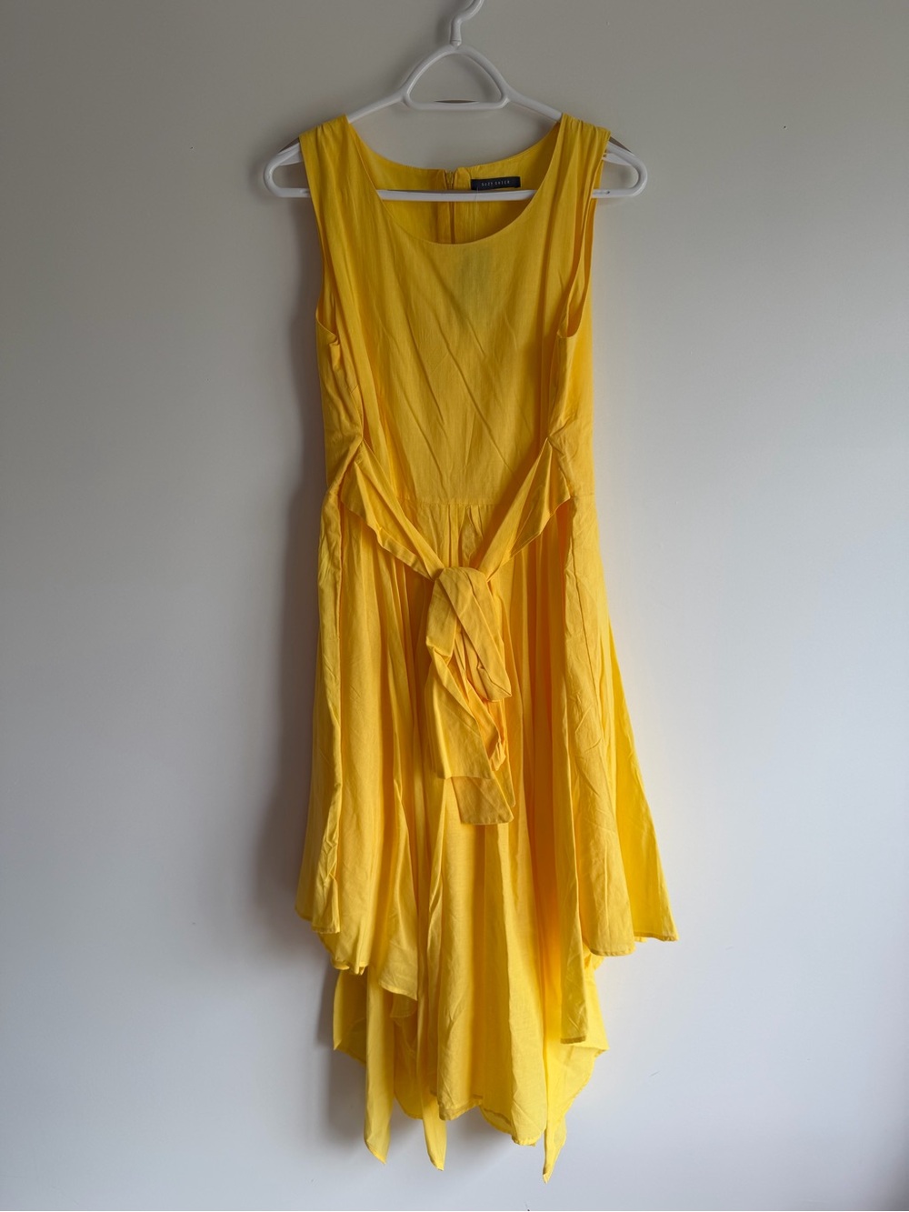 Suzy Shier Yellow High-Low Dress